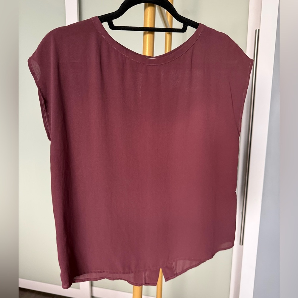 Chic Plum Women's Blouse